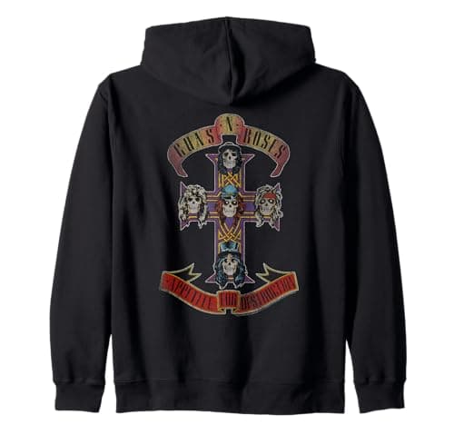 Image of Guns 'n' Roses Appetite for Destruction Rock Music Band Zip Hoodie