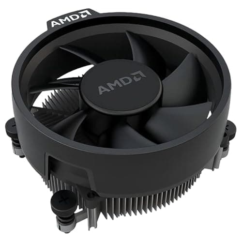 Image of AMD Wraith Stealth Socket AM4 4-Pin Connector CPU Cooler with Aluminum Heatsink & 3.93-Inch Fan (Slim)
