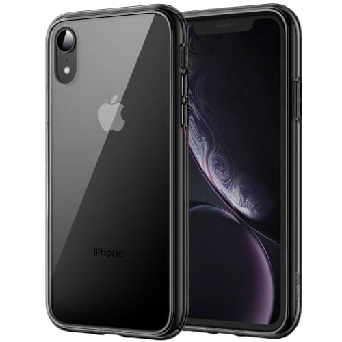 Image of JETech Case for iPhone XR 6.1-Inch, Shockproof Transparent Bumper Cover (Black)