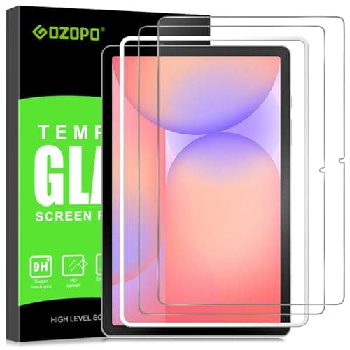 Image of GOZOPO Screen Protector for Samsung Galaxy Tab S10 Lite / S10 FE / S9 FE (10.9"), with Easy Installation Frame 9H HD Tempered Glass Film for Galaxy Tab S9 11 inch - 2 Pack