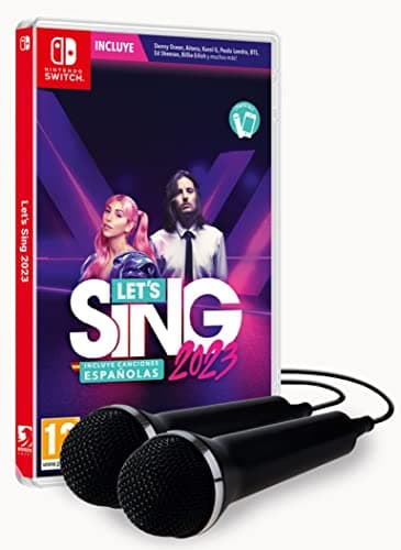 Image of JUEGO Nintendo Switch LET S Sing 2023 + 2 MANDOS