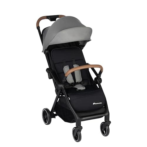 Image of Bebeconfort Sunlite, Baby Pushchair, 0 – 4 Years (max. 22kg), Lightweight Pushchair (7.2kg), Lie-Flat Position, Automatic & Compact Fold, One-Hand Recline, Large Basket Storage (5kg), Tinted Grey