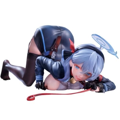 Image of Jiumaocleu Anime Amau Ako Figure Statue 1/7 Scale Amau Ako Action Figure PVC Sculpture Desktop Decoration Collectibles 7CM