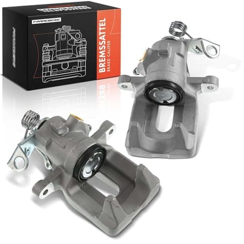 Image of Frankberg 2x Brake Caliper Disc Brake Rear Left Right Aluminium Compatible with C3 I II III C3 Picasso Pluriel C4 Cactus 207 208 Crossland X Replace# 4400W6