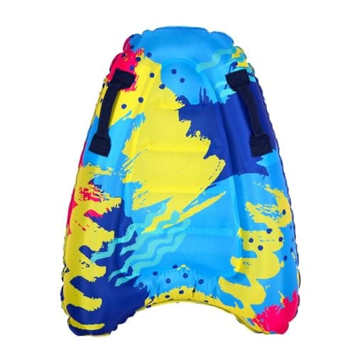 Image of Sarini Inflatable Surfboard for Adult, Lightweight Bodyboard with Handles Soft Body Boards Surfboards Pool Floats Boards