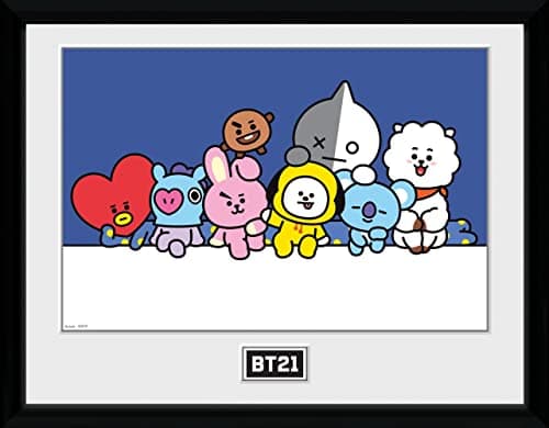 Image of GB eye BT21 Group 30 x 40cm Framed Collector Print