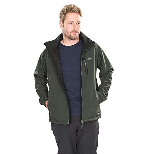 Image of Trespass Mens Accelerator II Waterproof Softshell Jacket, Black, XXL