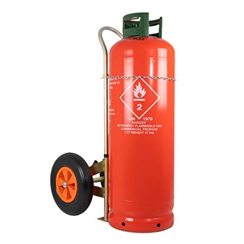 Image of HEAVY DUTY CALOR GAS CYLINDER HAND TRUCK BOTTLE TROLLEY INDUSTRIAL UP TO 150KG
