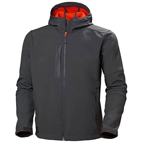 Image of Helly Hansen Unisex Adult Kensington Hooded Soft Shell Jacket (S) (Dark Grey), Dark Grey, Small, Dark Grey, S