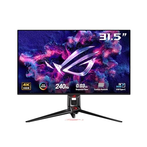Image of ASUS ROG Swift OLED 31.5" 4K Ultra HD QD-OLED 240 Hz 0.03 ms Gaming Monitor