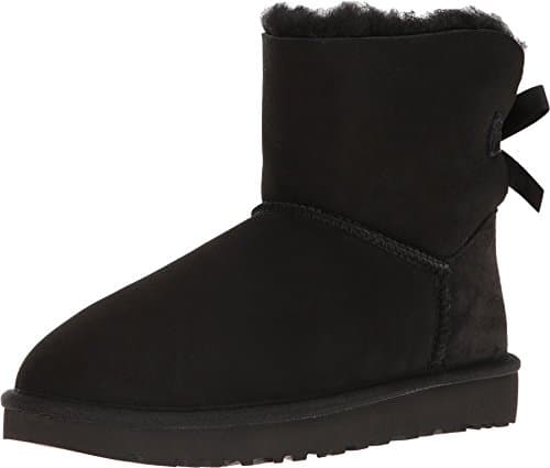 Image of UGG Women's Mini Bailey Bow Ii Fashion Boot, Black, 4 UK