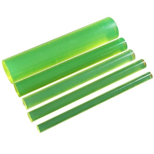 Image of Polyurethane Rod, 500mm Length High Quality Translucent PU Bars Construction Machinery PU Plastic Rod, Outside Diameter: 10mm-50mm Polyurethane Bar (Size : Dia20mm)