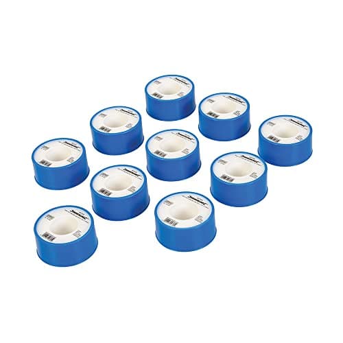 Image of Silverline White PTFE Thread Seal Tape 10pk 19mm x 12m (905866)