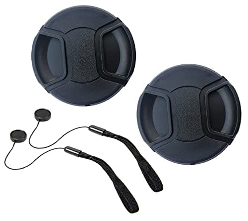 Image of 58mm Lens Cap Compatible for Nikon AF-S(Nor AF) Nikkor 50mm f/1.8G,AF-S(Nor AF) Nikkor 50mm f/1.4G,AF-P(Not AF) DX Nikkor 70-300mm f/4.5-6.3G ED Lens [2 Pack]