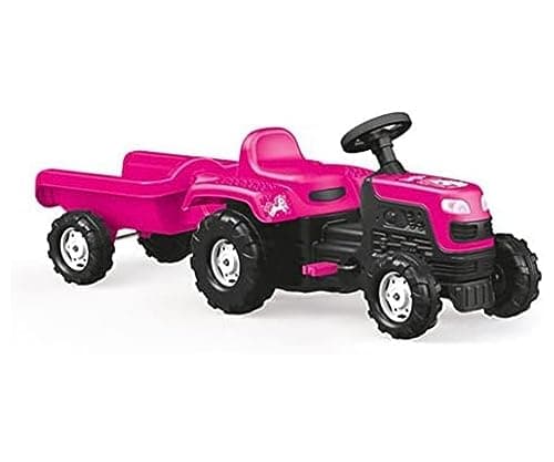 Image of DOLU Unircorn Themed Pedal Tractor & Trailer