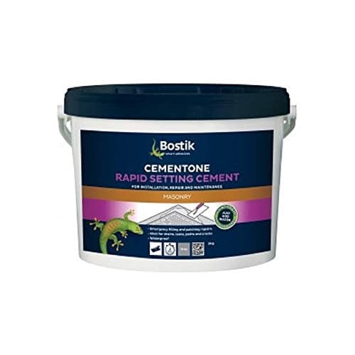 Image of 2 x BOSTIK 2.5kg Cementone rapid fast setting repair cement quick drying concrete