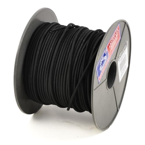 Image of Everlasto 'Lastoflex' Elastic Shock Bungee Cord Rope Black 4mm x 50M