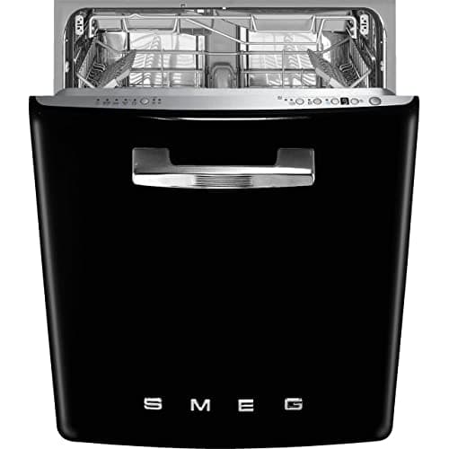 Image of Smeg DIFABBL Fully Integrated Standard Dishwasher - Black Control Panel - B Rated