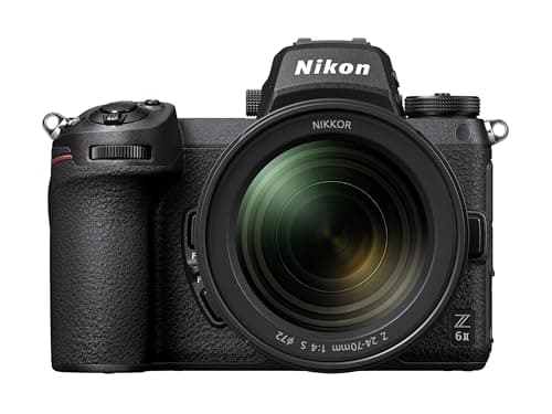 Image of Nikon Z6 II Mirrorless Camera Z 24-70mm Lens with Additional Battery, Optical Zoom, Black