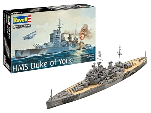 Image of Revell 05182 Battleship HMS Duke of York 1:1200 Scale Unbuilt/Unpainted Plastic Model Kit