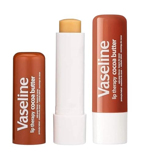 Image of Vaseline Lip Therapy Stick COCOA BUTTER – 2 × 4.8g – Moisturising Protection for Dry Lips