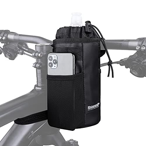 Image of Rhinowalk Bike Handlebar Water Bottle Holder Bag Bicycle Front Insulated Stem Bag Drink Cup Holder