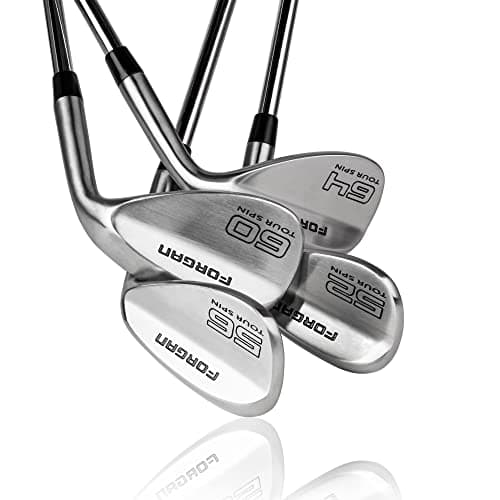 Image of Forgan of St Andrews Tour Spin 4 Golf Wedge Set 52-56-60-64, Mens Left Hand