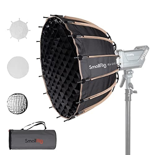 Image of SMALLRIG Parabolic Softbox Quick Release RA-D55 55cm/21.6inch Deep Parabolic Soft Box for Bowens Mount COB Lights for SMALLRIG for Neewer for Aputure for Godox - 3585