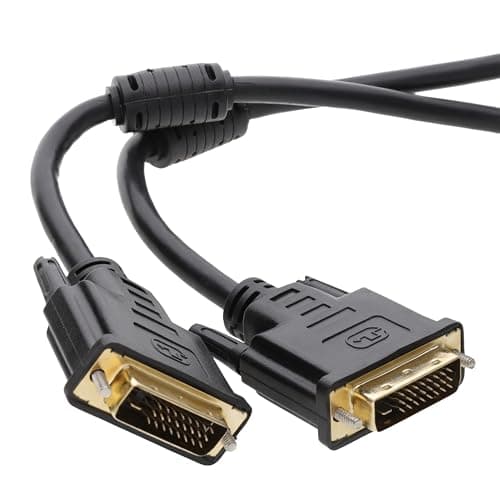 Image of kenable DVI-D Dual Link with Ferrite Cores Male to Male Cable Gold 3m