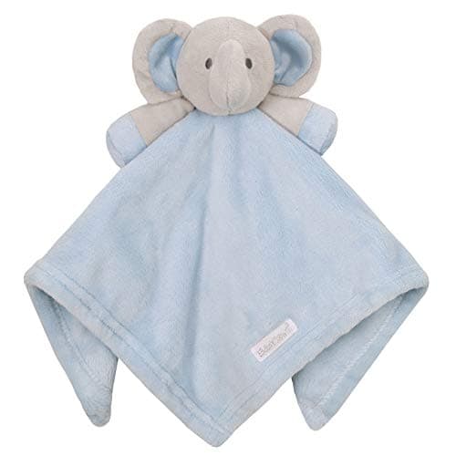 Image of BABY TOWN Babytown Baby Boys & Girls Animal Snuggle Comforter Blanket, One Size, Blue Elephant