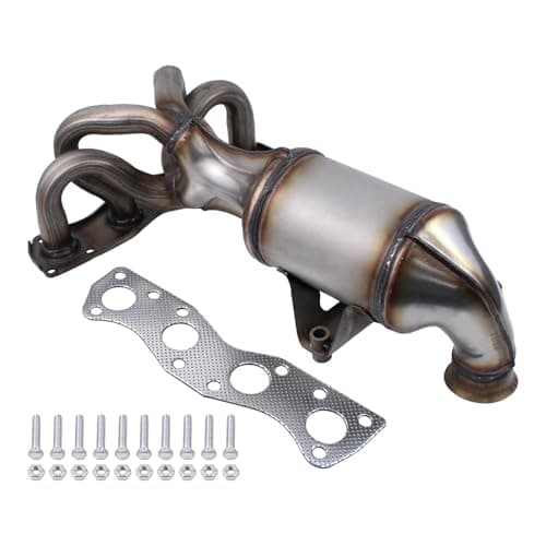 Image of HouYeen Front Catalytic Converter with Mounting Parts for Cit-roen C3 C4 mk1 Mi-ni R55 R56 R57 Peu-geot 207 308 mk1 1.4 1.6 VTI 2006-2015