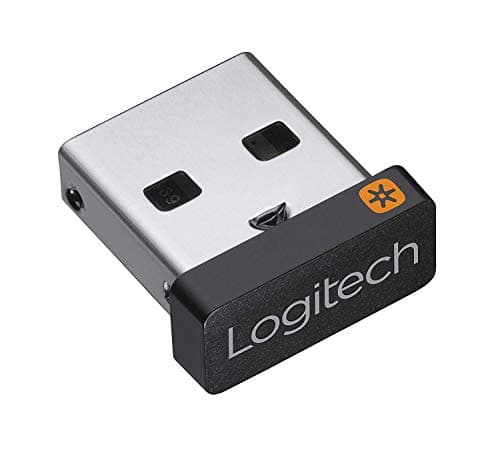 Image of Logitech USB Unifying Receiver, 2.4 GHz Wireless Technology, Plug Compatible with Unifying Devices Wireless Mouse and Keyboard, PC / Mac / Laptop - Black