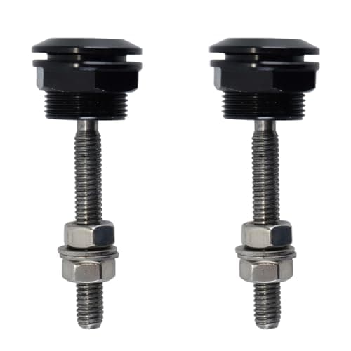 Image of Gurtt 2PCS Universal Hood Pins, Bonnet Lock, Bumper Clip Latch, Quick Release Push Button, Secures Engine Compartment (22mm)