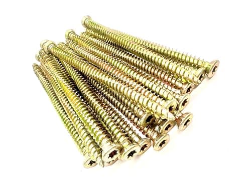 Image of Concrete Screws (Pack of 20) Multi-Fix Countersunk 7.5mm TX Easy Drive (7.5 x 120mm)
