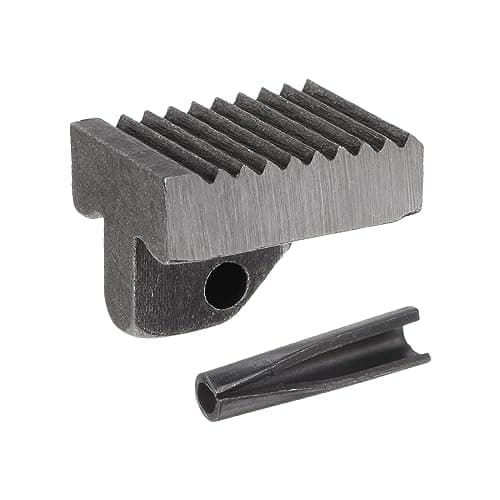Image of sourcing map Pipe Wrench Heel Jaw with Pin Assembly 14" Wrench Replacement Carbon Steel for 14" Adjustable Wrench