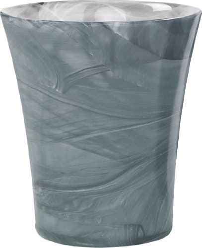 Image of Ecoware 7468CH Internal Diameter Recyclable Glass Flared Orchid Planter (Charcoal) 16cm x 10 x 14cm