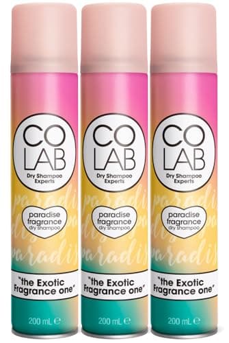 Image of COLAB Dry Shampoo, Paradise, Pack of 3, 200ml - Paradise Scent