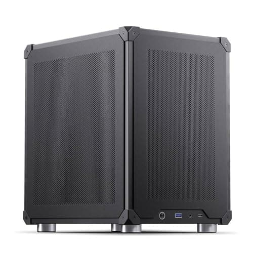Image of Jonsbo C6 Mesh PC Case, USB-C Connectivity, Removable Panels, Steel, Micro-ATX, Black