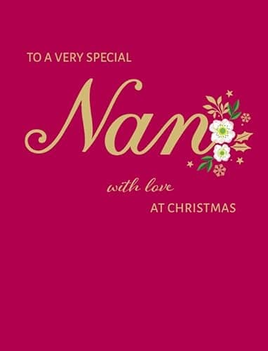 Image of Christmas Card, To a Special Nan With Love - 8 x 6 inches - Avant Garde Studios