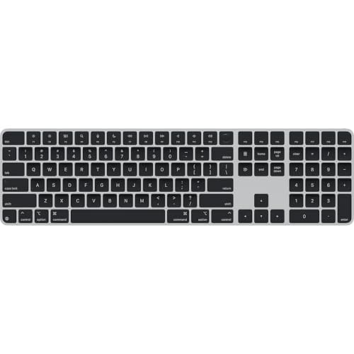 Image of Apple Magic Keyboard with Touch ID and Numeric Keypad for Mac models with Apple silicon - US English - Black Keys 