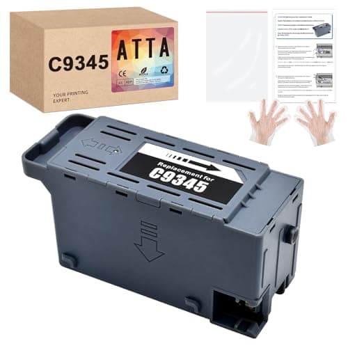 Image of ATTA C9345 Maintenance Box Compatible with epson C9345 C12C934591 Maintenance Tank for ET-5880 ET-5850 ET-5800 ET-16600 ET-16650 ET-16150 ET-M16600 WF-7820 WF-7830 WF-7840 Printers (1 Pack)