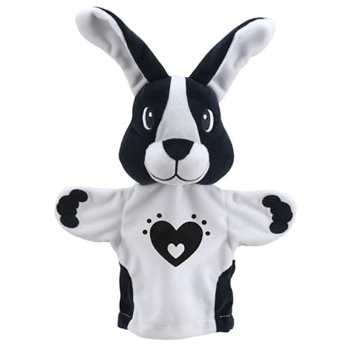 Image of The Puppet Company - My First Puppet Black and White - Rabbit Hand Puppet - PC003804