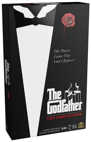 Image of Spin Master Games The Godfather, Last Family Standing Board Game Italian Film Fun Family Party Game Scary Movie Multiplayer Card Game, for Adults and Kids Aged 14 and up