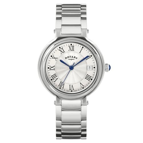Image of Rotary Ladies Heritage Pale Silver Dial Stainless Steel Bracelet Watch