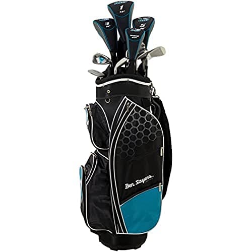 Image of Ben Sayers M8 Package Set - Turquoise - Cart Bag - Ladies'/Youths' Right-Handed Set - Full Graphite