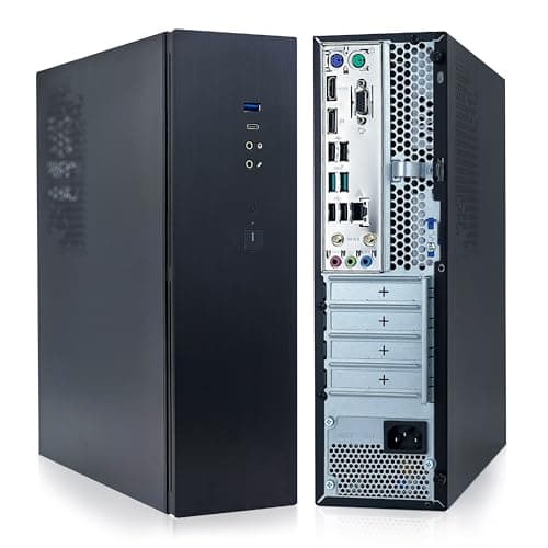 Image of Desktop PC – Intel Core i7-12700 12th Gen • 32GB DDR4 RAM • 1TB NVMe SSD • WiFi 5 & Bluetooth 5.0 • Dual Monitor Support • Windows 11 Pro – Small Form Factor Office & Home Computer