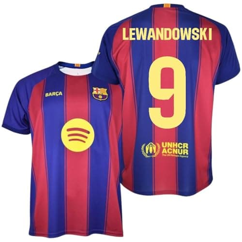 Image of FCB FC Barcelona 9 Lewandowski Home Jersey 25/26 Official Replica Jersey – Adult