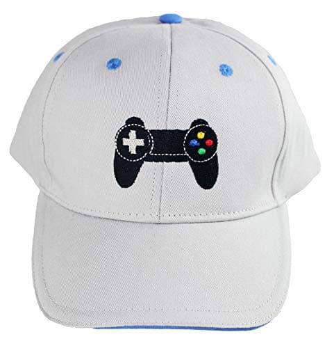 Image of TeddyTs Gamer Video Controller Summer Baseball Cap (8-12 Years) (Grey)