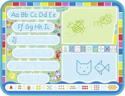 Image of Aquadoodle My ABC Doodle Large Water Doodle Mat, Official Tomy No Mess Colouring & Drawing Game, Suitable for Toddlers and Children Aged 3, 4 & 5 +