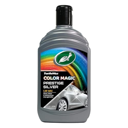 Image of Turtle Wax 52710 Color Magic Car Paintwork Polish Restores Colour & Shine Silver 500ml